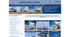 Desktop Screenshot of kruger-hispana.com