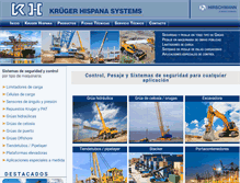 Tablet Screenshot of kruger-hispana.com